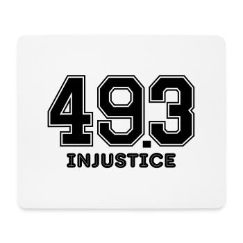 pension reform, Macron, injustice - Mouse Pad (horizontal) - white - Front