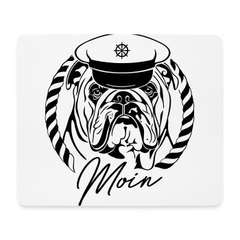 BULLDOG ANGLAIS Moin dog dog disant Wilsigns - Tapis de souris (format paysage) - blanc - Devant