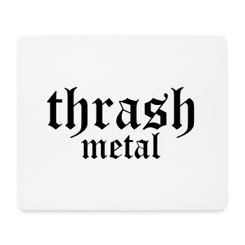 Thrash Metall - Mousepad (Querformat) - Weiß - Vorne
