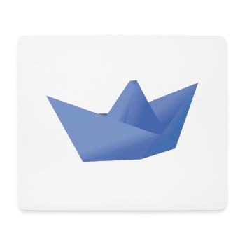 Origami Ship - Mousepad (Querformat) - Weiß - Vorne