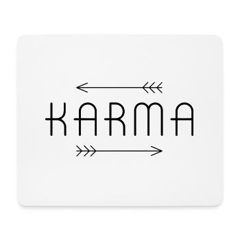 Karma - Mousepad (Querformat) - Weiß - Vorne