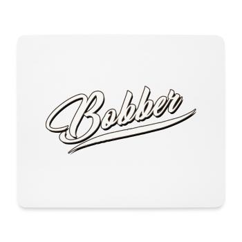 bobber chopper biker autocollant de croisière autocollant - Tapis de souris (format paysage) - blanc - Devant