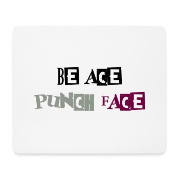 Sei Ace Punchface - Mousepad (Querformat) - Weiß - Vorne