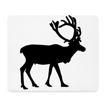 Reindeer - Mouse Pad (horizontal) - white - Front