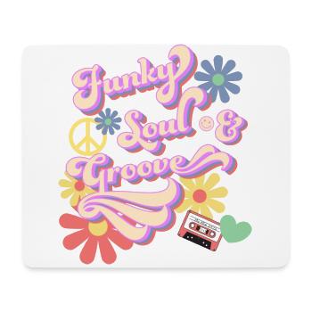 Funky Soul and Groove - Mousepad (Querformat) - Weiß - Vorne