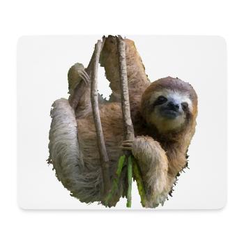 Sloth lovers gift | Sloth Design - Mouse Pad (horizontal) - white - Front