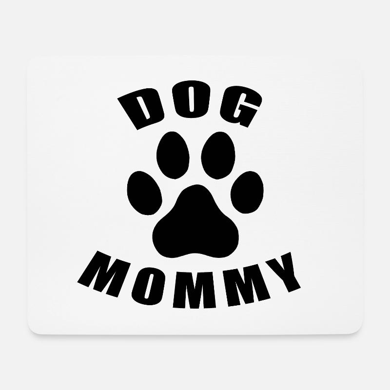 Dog Mommy - Mousepad (Querformat) - Weiß