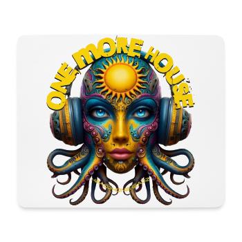 ONE MORE HOUSE - Cool Creature with Headphones! - Mouse Pad (horizontal) - white - Front