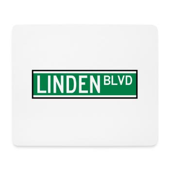LINDEN BLVD SIGN - Mouse Pad (horizontal) - white - Front