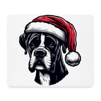 Boxerhund Weihnachtsgeschenke - Mousepad (Querformat) - Weiß - Vorne