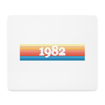 1982 - Mousepad (Querformat) - Weiß - Vorne