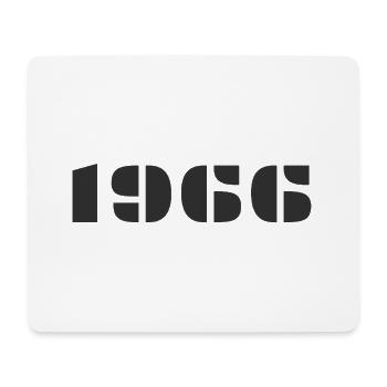 1966 - Mousepad (Querformat) - Weiß - Vorne