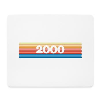 Regenbogen 2000 - Mousepad (Querformat) - Weiß - Vorne