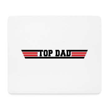 Top dad - Mouse Pad (horizontal) - white - Front