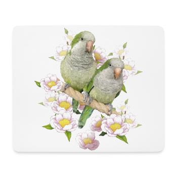 Argentine Parakeet - Mouse Pad (horizontal) - white - Front