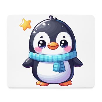 Designs For Kids – Putzige Pinguine - Mousepad (Querformat) - Weiß - Vorne