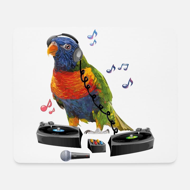 Lori - Mousepad (Querformat) - Weiß