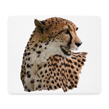 cheetah - Mouse Pad (horizontal) - white - Front