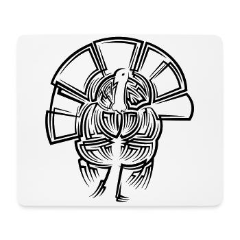 Truthan Tribal Tattoo - Mousepad (Querformat) - Weiß - Vorne