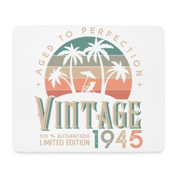 1945 Geburtstagsgeschenk Geboren 1945 - Mousepad (Querformat) - Weiß - Vorne