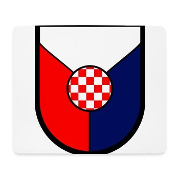 Kroatische Fans - Mousepad (Querformat) - Weiß - Vorne
