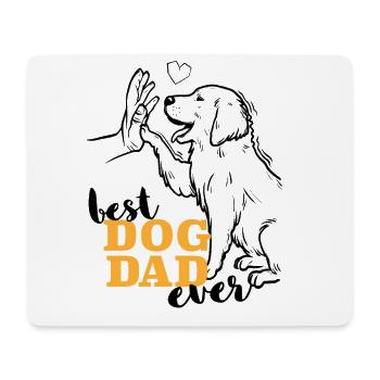 Bester Golden Retriever Papa Golden Retriever - Mousepad (Querformat) - Weiß - Vorne
