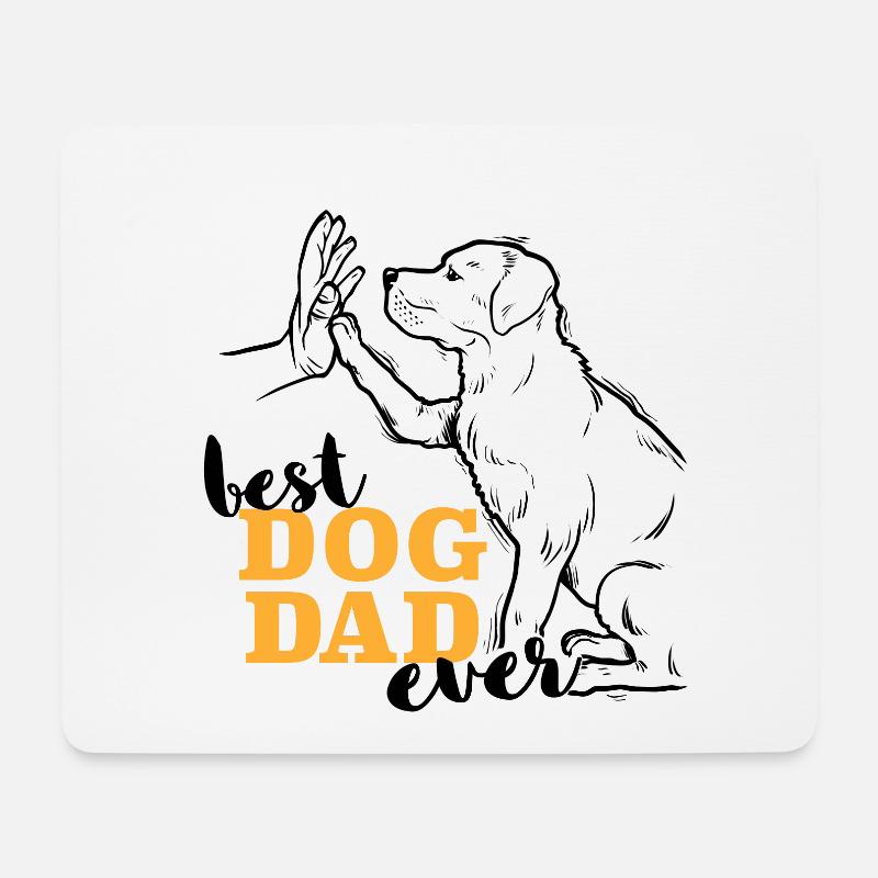 Bester Rottweiler Papa - Mousepad (Querformat) - Weiß