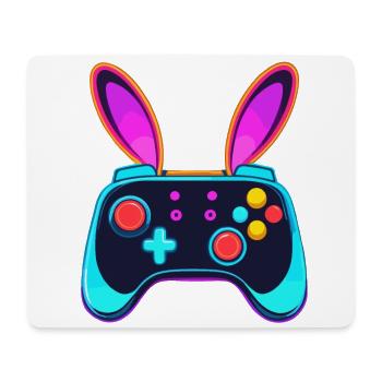 Easter Bunny Gamer & Gaming Streetwear Iconic - Mouse Pad (horizontal) - white - Front