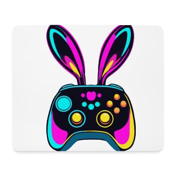 Osterhase Gamer - Gaming Streetwear Ikonisches - Mousepad (Querformat) - Weiß - Vorne