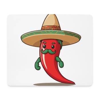 Aesthetic Chili Pepper Chili Streetwear Hot - Mouse Pad (horizontal) - white - Front