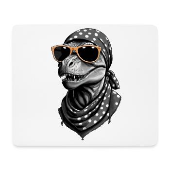 Lustige Dinosaurier Mutter Coole Dino Frau Style - Mousepad (Querformat) - Weiß - Vorne