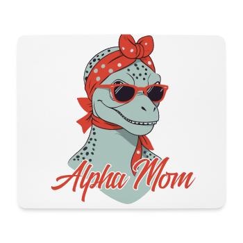 Alpha Maman Drôle Dinosaure Maman Cool Dinosaure - Tapis de souris (format paysage) - blanc - Devant