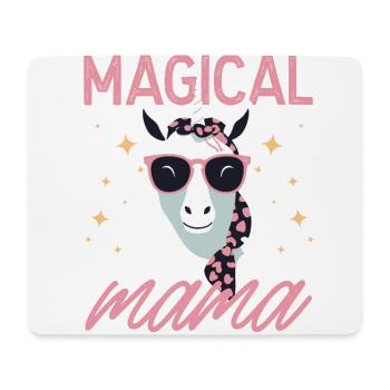 Magical Mom Unicorn Love Stylish Funny - Mouse Pad (horizontal) - white - Front