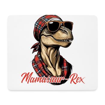 Mamasaur Rex Drôle Dinosaure Mère Iconique - Tapis de souris (format paysage) - blanc - Devant