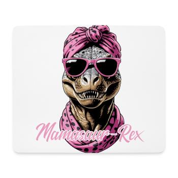 Mamasaur Rex Lustige coole Dinosaurier Mutter - Mousepad (Querformat) - Weiß - Vorne
