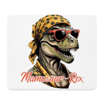 Mamasaur Rex Funny Dinosaur Mother Design - Mouse Pad (horizontal) - white - Front
