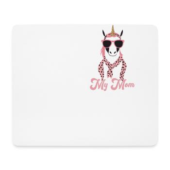 Drôle Maman Comparaison Licorne Maman Style - Tapis de souris (format paysage) - blanc - Devant