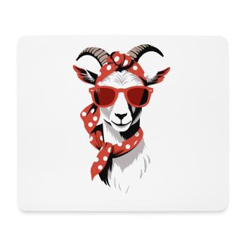 Lustige Mama Ziege Perfekt Zum Muttertag - Mousepad (Querformat) - Weiß - Vorne