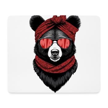 Lustiger Mama Bär Mutter Bärin Bärenliebhaber - Mousepad (Querformat) - Weiß - Vorne