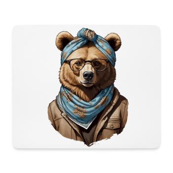 Funny Mama Bear Mother Bear Bear Lover - Mouse Pad (horizontal) - white - Front