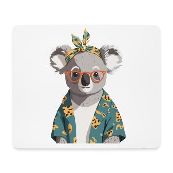 Funny Koala Mom Cute Mom Koala Bear Love - Mouse Pad (horizontal) - white - Front