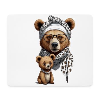 Funny Mama Bear Mother Bear Bear Lover - Mouse Pad (horizontal) - white - Front