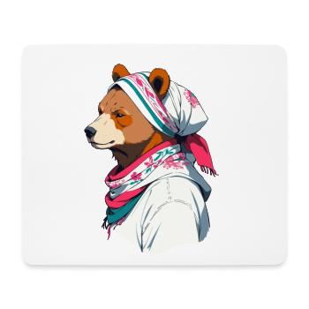 Funny Mama Bear Mother Bear Bear Lover - Mouse Pad (horizontal) - white - Front