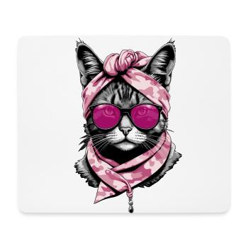 Niedliche Katzenmama Katzenliebhaber Stilvoll - Mousepad (Querformat) - Weiß - Vorne