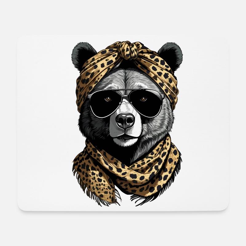 Lustiger Mama Bär Mutter Bärin Für Bärenliebhaber - Mousepad (Querformat) - Weiß
