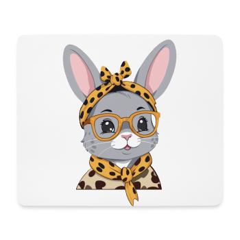 Mom Bunny Cute Bunny Mother Cute Easter Bunny - Mouse Pad (horizontal) - white - Front