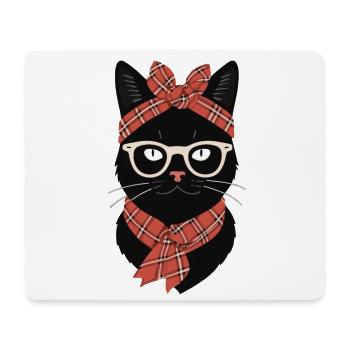 Cute Cat Mom Cat Lover Mom Style - Mouse Pad (horizontal) - white - Front