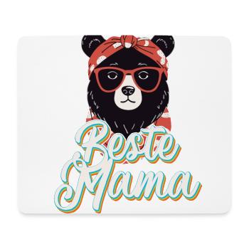 Best Mom Mother's Day Great Funny Mom Design - Mouse Pad (horizontal) - white - Front