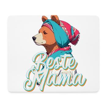 Meilleurs points forts du design de la fête des mères drôle de maman - Tapis de souris (format paysage) - blanc - Devant