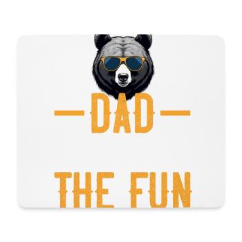 Funny Father Saying Perfect Dad Style - Mouse Pad (horizontal) - white - Front